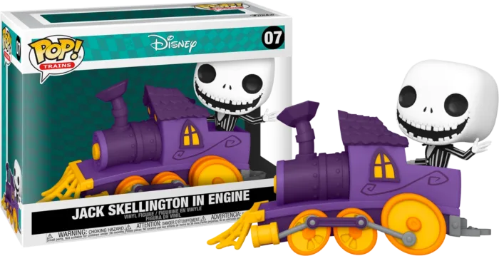 Funko Pop! Trains: Nightmare before Christmas (NBX): Jack Skullington in Engine (07)