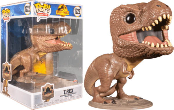 Funko Pop! Movies: JURASSIC WORLD DOMINION - T-Rex (1222) Jumbo Pop 10" - Special Edition