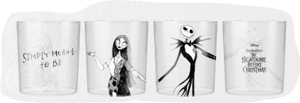 NIGHTMARE BEFORE XMAS - Set van 2 glazen