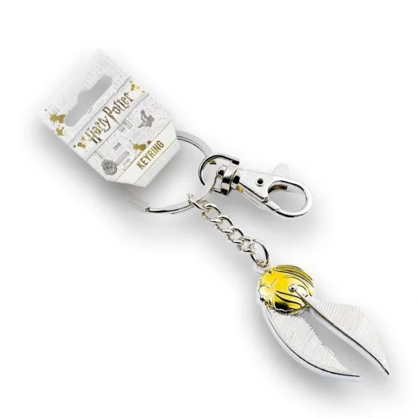 HARRY POTTER - Golden Snitch - Verzilverde sleutelhanger - Afbeelding 2