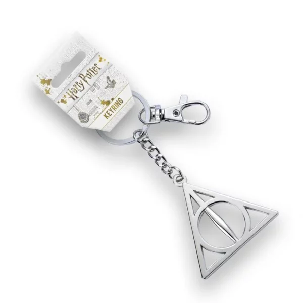HARRY POTTER - Deathly Hallows - Verzilverde sleutelhanger - Afbeelding 2