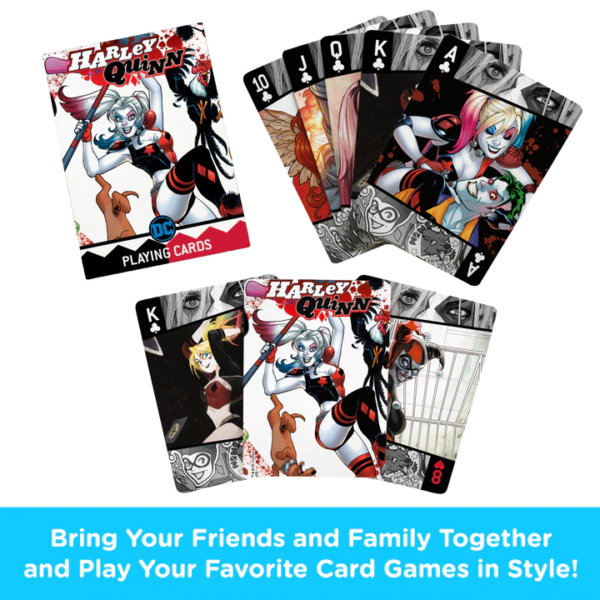 DC COMICS - Harley Quinn - Speelkaarten - Afbeelding 2