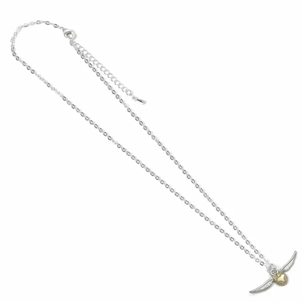 HARRY POTTER - Verzilverde Halsketting - Golden Snitch - Afbeelding 3