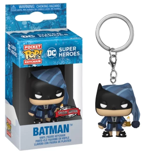 Pocket Pop Keychain - DC COMICS - Batman HOLIDAY