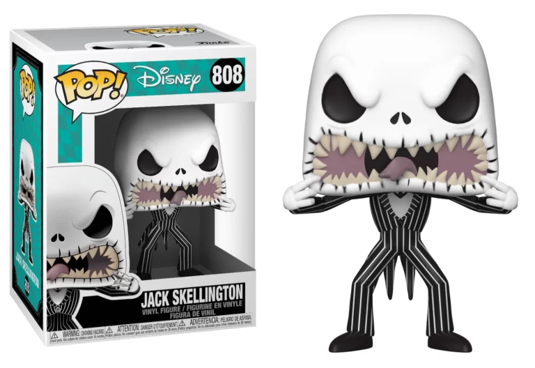 Funko Pop! : Nightmare before Christmas (NBX): Jack Skullington with Scary Face (808)