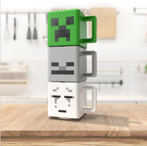 MINECRAFT - 3 Stapelmokken