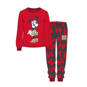 DISNEY - Minnie - Long Coral Fleece Pyjama