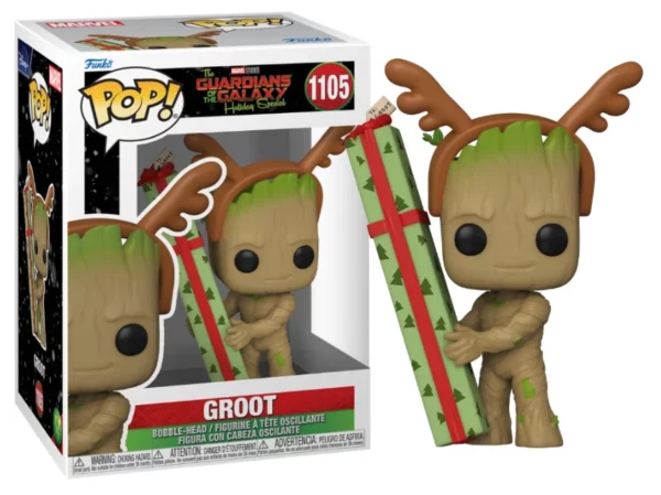 Funko Pop! Guardians of the Galaxy - 'Holiday' Groot (1105)