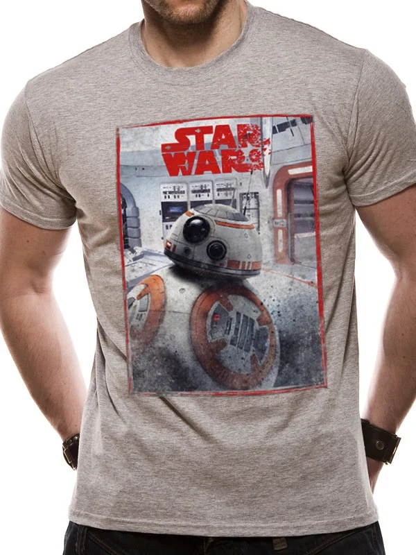 STAR WARS 8 The Last Jedi - T-Shirt BB8 Reveal