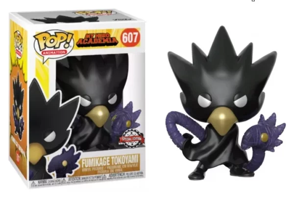 Funko Pop! Animation: My Hero Academia - Fumikage Tokoyami (607) Special Edition Metal Effect