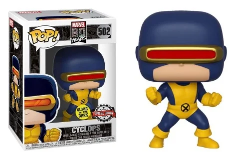 Funko Pop! Marvel 80th: Cyclops (502) GITD Special Edition