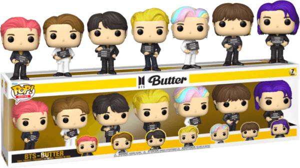 Funko Pop! Rocks: BTS - Butter (7 Pack)