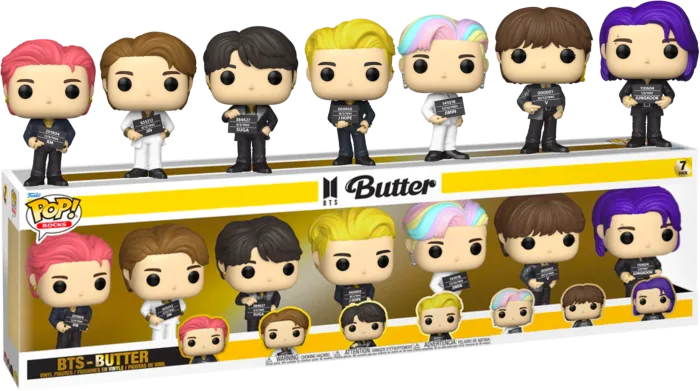 Funko Pop! Rocks: BTS - Butter (7 Pack)