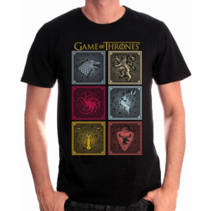GAME OF THRONES - T-Shirt Badges of the King