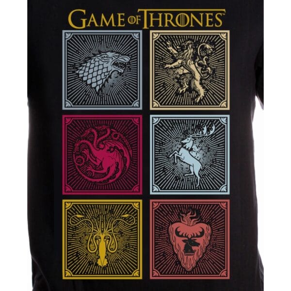 GAME OF THRONES - T-Shirt Badges of the King (S) - Afbeelding 2