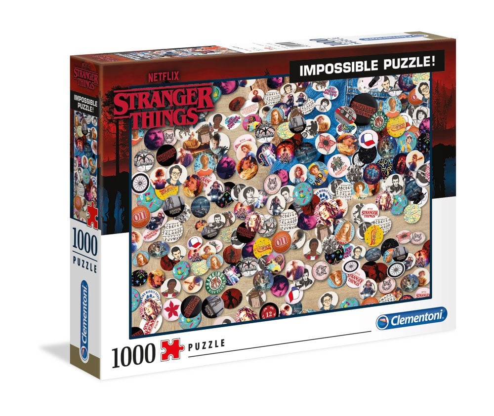 STRANGER THINGS - Impossible Buttons - Puzzel 1000 stuks