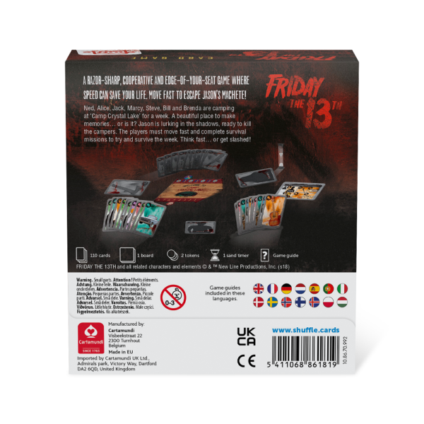 FRIDAY THE 13TH - Card Game - Afbeelding 3