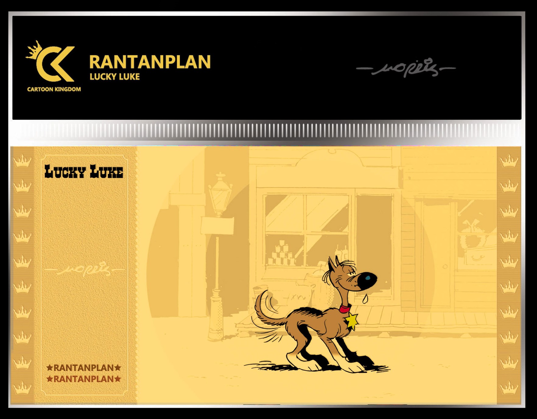 LUCKY LUKE - Rantanplan - Golden Ticket CK-LL04