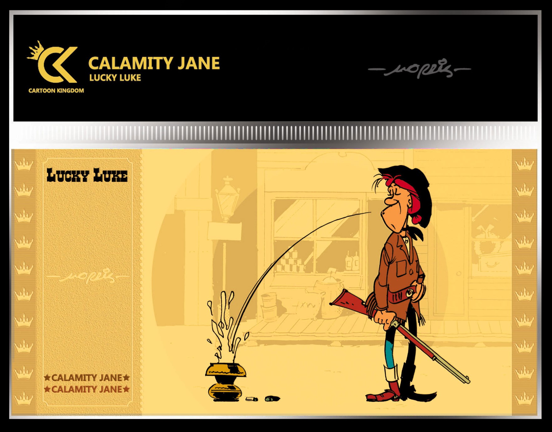 LUCKY LUKE - Calamity Jane - Golden Ticket CK-LL05
