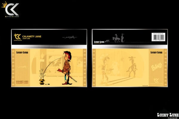 LUCKY LUKE - Calamity Jane - Golden Ticket CK-LL05 - Afbeelding 2