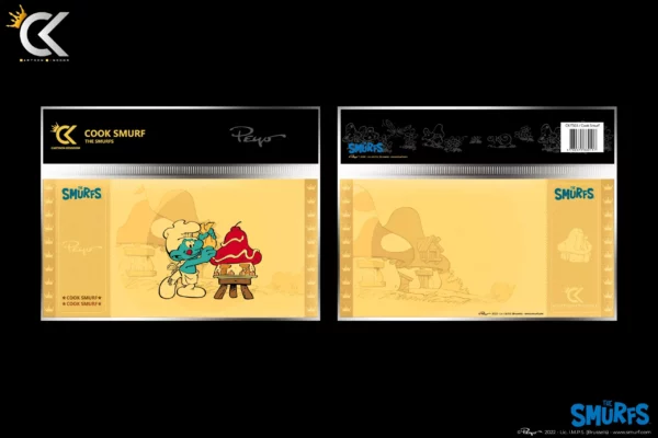 THE SMURFS - Cook Smurf (Koksmurf) - Golden Ticket CK-TS03 - Afbeelding 2