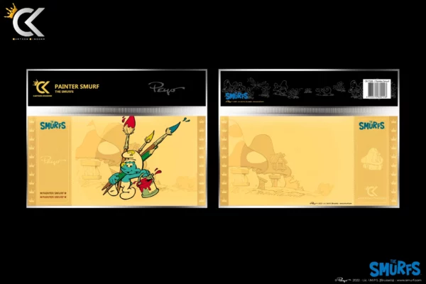 THE SMURFS - Painter Smurf (Verfsmurf) - Golden Ticket CK-TS06 - Afbeelding 2