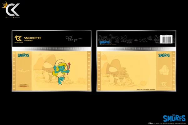 THE SMURFS - Smurfette (Smurfin) - Golden Ticket CK-TS07 - Afbeelding 2
