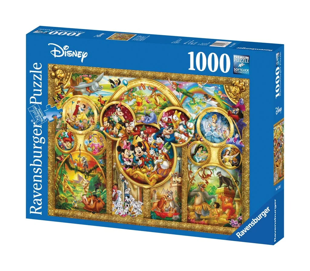DISNEY - Puzzel 1000 stuks - Mooiste Disney Thema's