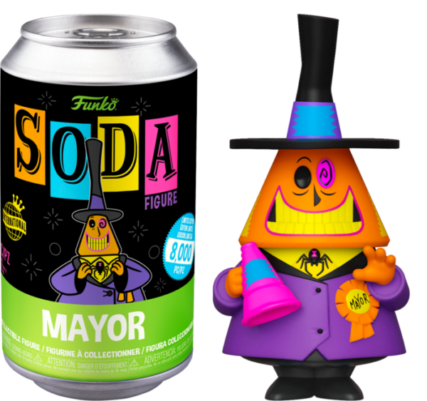 NBX - POP Vinyl Soda - Mayor (Blacklight) w/Chase