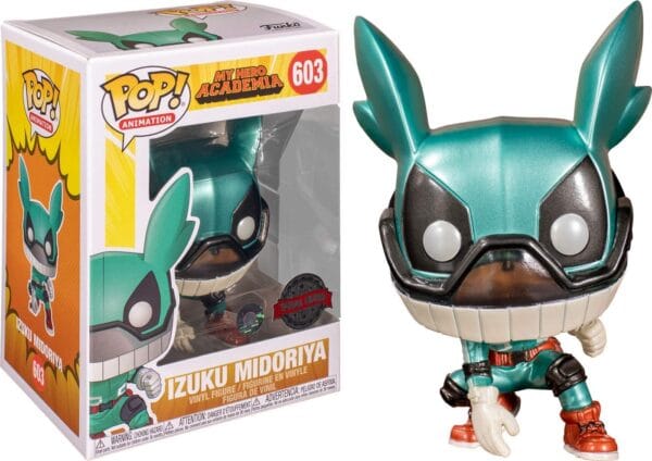 Funko Pop! Animation: My Hero Academia - Deku with Helmet (603) Special Edition Metallic Effect