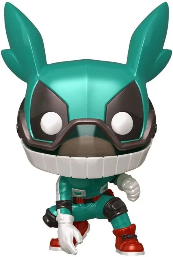 Funko Pop! Animation: My Hero Academia - Deku with Helmet (603) Special Edition Metallic Effect - Afbeelding 3