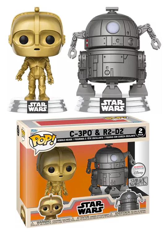 STAR WARS - POP Star Wars 2 Pack - C-3P0 & R2D2 "Concept" Special Edition