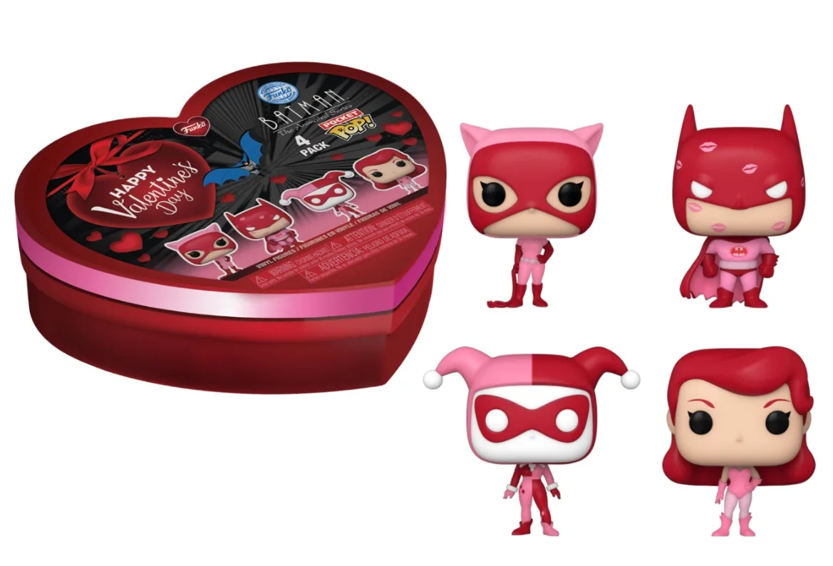DC COMICS - Pocket Pop 4-Pack : Valentine's Day Box