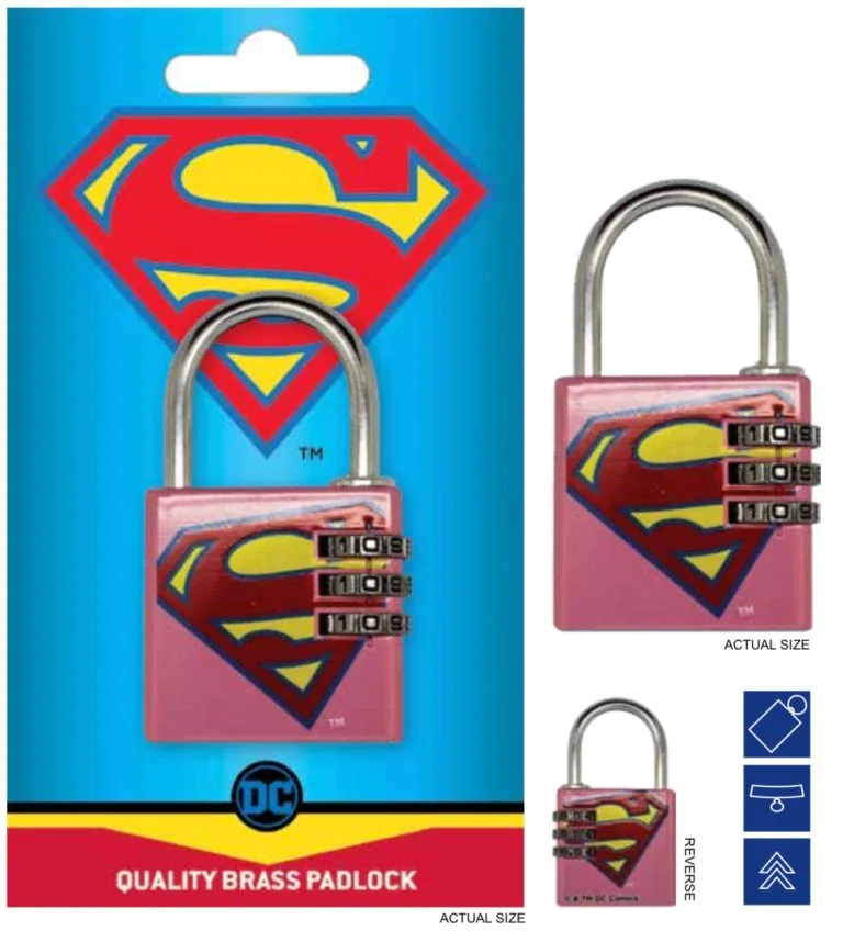 DC COMICS - Supergirl - Hangslot met cijfercode