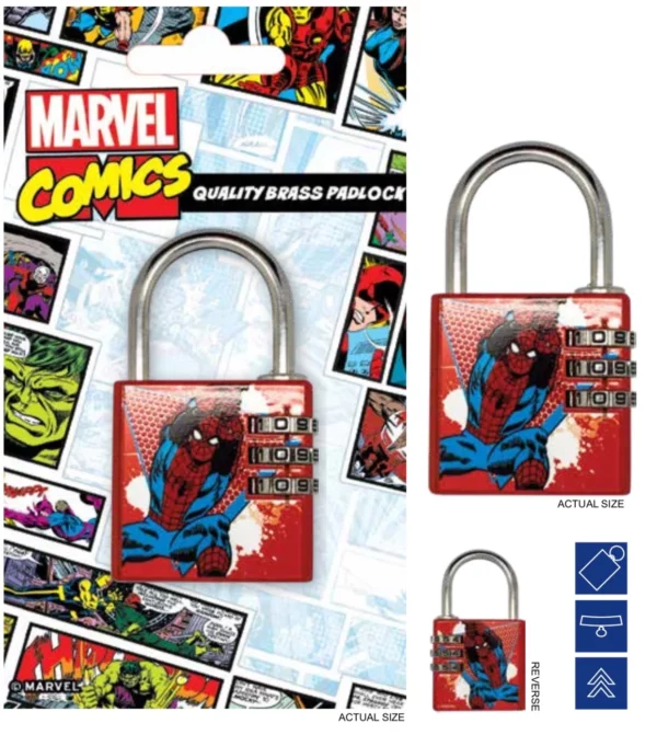 MARVEL - Spiderman - Hangslot met cijfercode
