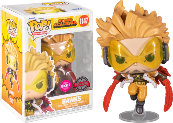 Funko Pop! Animation: My Hero Academia - Hawks (1147) Flocked Special Edition