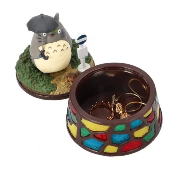 TOTORO - My Neighbor Totoro - Busstop Box of Secrets - 6 x 8.3 x 6cm - Afbeelding 4
