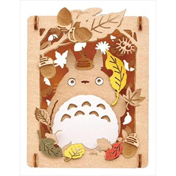 MY NEIGHBOR TOTORO - Totoro Forest - Paper Theater Wood Style - Afbeelding 2