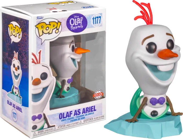 Funko Pop! Disney: Olaf presents - Olaf as Ariel (1177) Special Edition