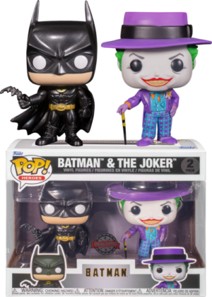Funko Pop! Batman 1989: 2 Pack Joker & Batman Metallic (Special Edition)