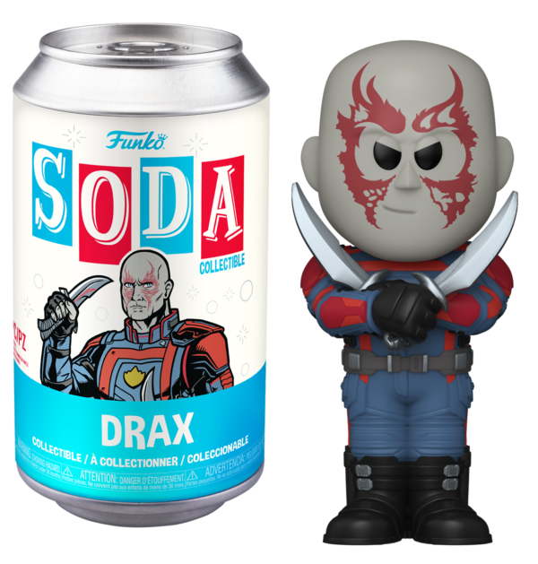 GUARDIANS OF THE GALAXY 3 - POP Vinyl Soda - Drax w/Chase
