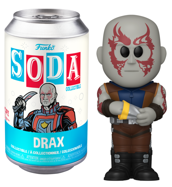 GUARDIANS OF THE GALAXY 3 - POP Vinyl Soda - Drax w/Chase - Afbeelding 2