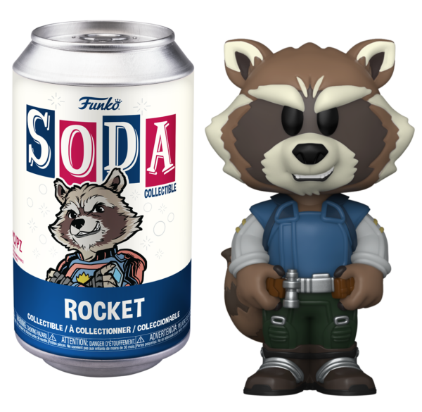 GUARDIANS OF THE GALAXY 3 - POP Vinyl Soda - Rocket w/Chase - Afbeelding 2