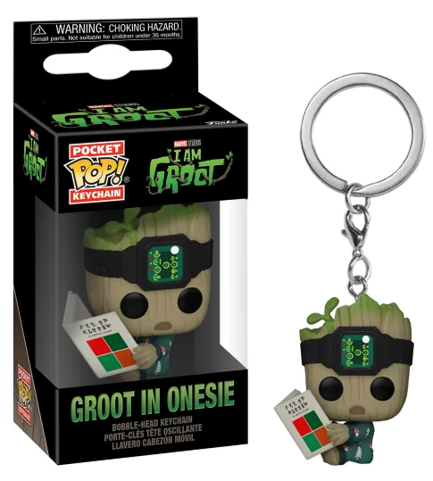 I AM GROOT - Pocket Pop Keychains - Groot in Onesie