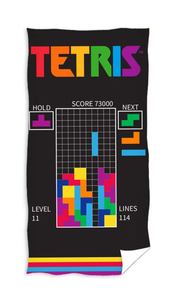 TETRIS - Beach Towel 100% Cotton - 70x140cm