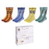 HARRY POTTER - 4 Houses - 4-Pack Sokken (35-41)