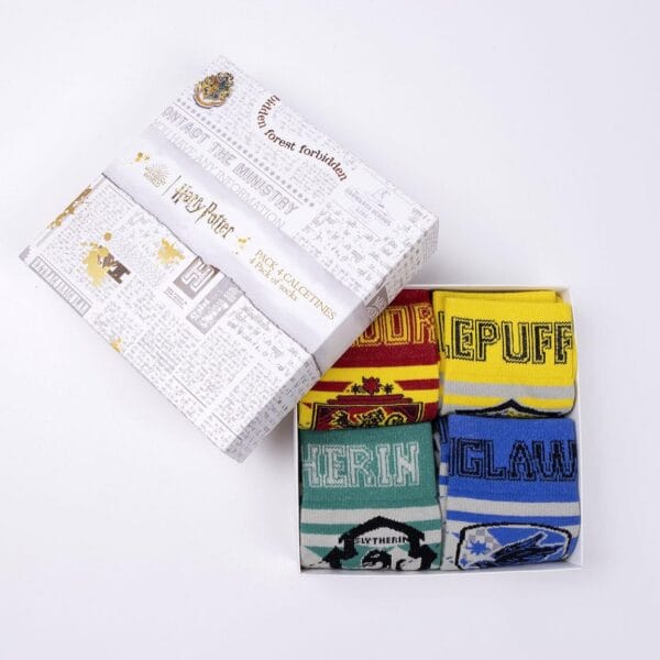 HARRY POTTER - 4 Houses - 4-Pack Sokken (35-41) - Afbeelding 2