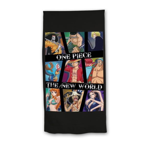 ONE PIECE - The New World Beach Towel 100% Polyester - 70x140cm
