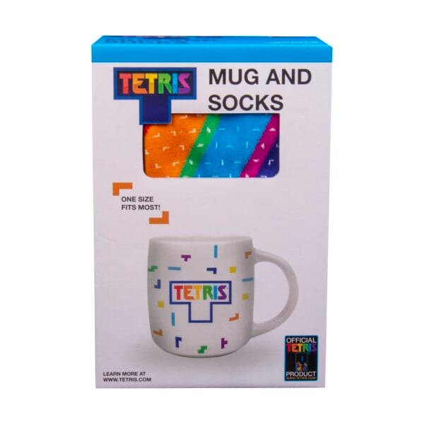 TETRIS - Geschenkverpakking - Mok 450ml en sokken - Afbeelding 2