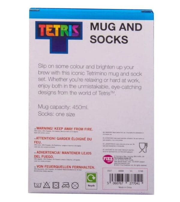 TETRIS - Geschenkverpakking - Mok 450ml en sokken - Afbeelding 6